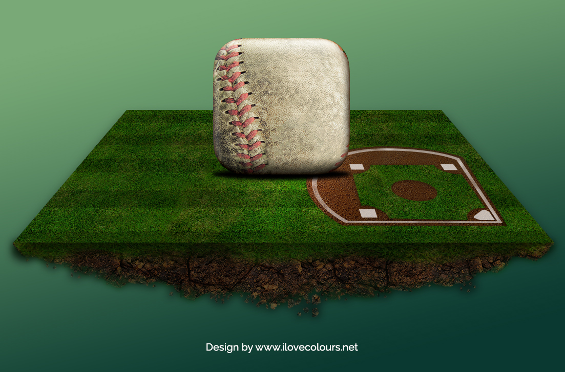 Baseball icon for mobile app - n2- ilovecolours